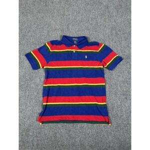 Polo Ralph Lauren Boys Polo Shirt Youth Size XL (18-20) Red Blue Green Preppy